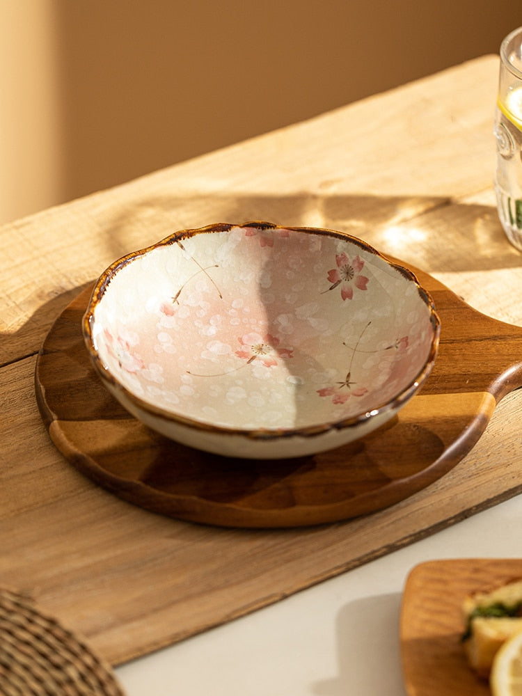 Farmhouse Stil Blumen Ceramic Bowls