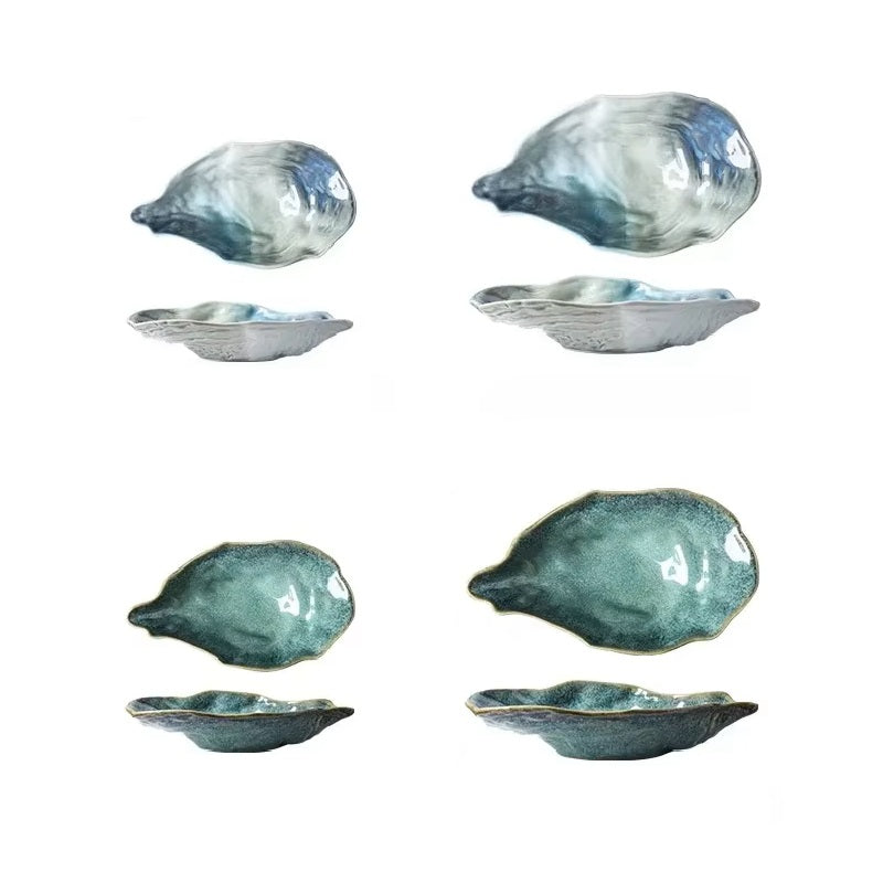 Seashore Oyster Formte Keramik Dekorative Serveware
