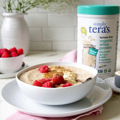 Einfach Tera's Laktosefrei Organisches Molkenprotein Bourbon Vanille 34 g