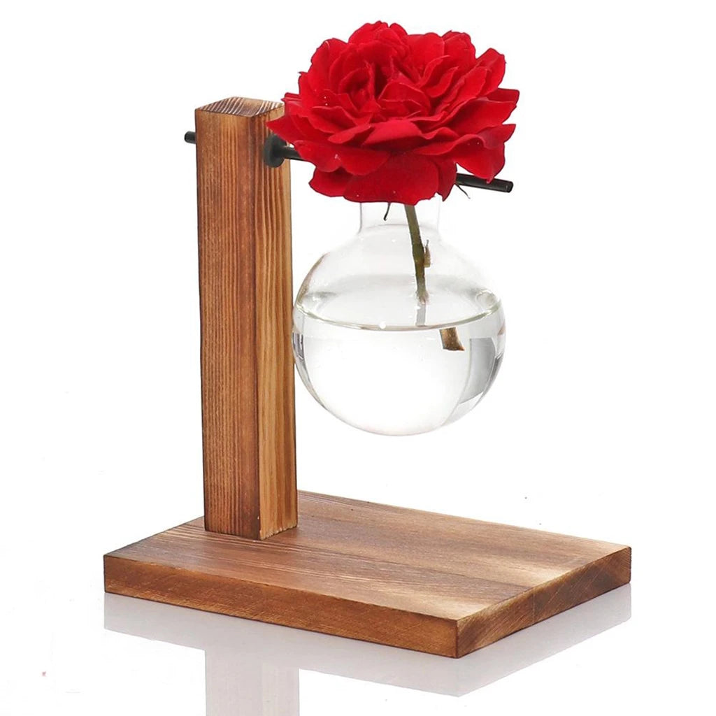 Glas & Holz Hängeposten Tabletop Vasen