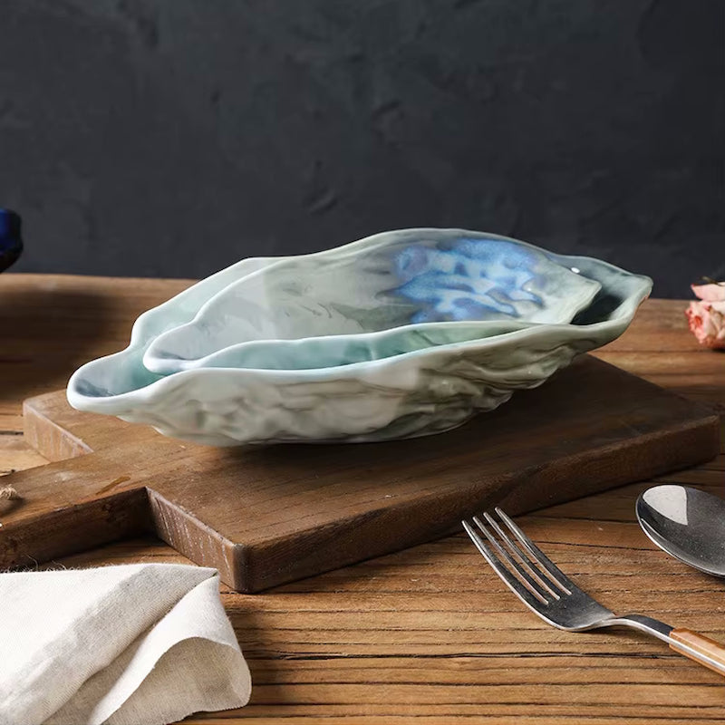 Seashore Oyster Formte Keramik Dekorative Serveware