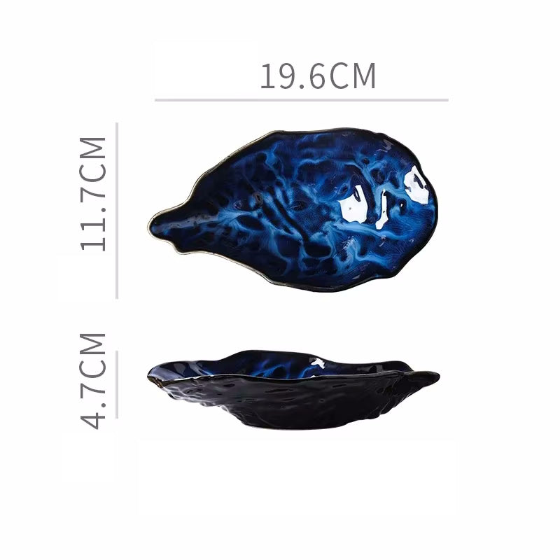Seashore Oyster Formte Keramik Dekorative Serveware