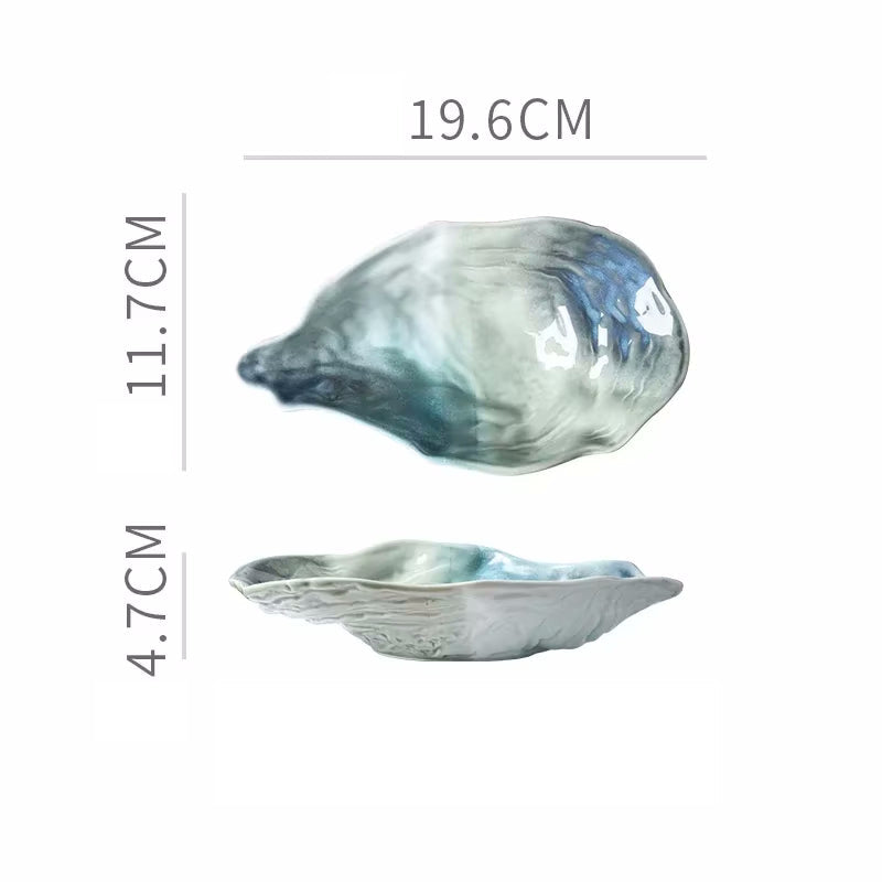 Seashore Oyster Formte Keramik Dekorative Serveware