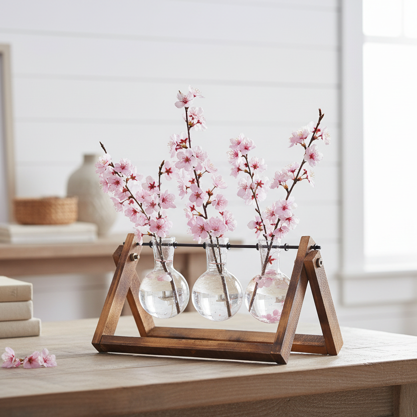 Glas & Holz Hängependel Tabletop Vasen