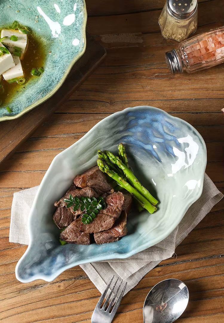 Seashore Oyster Formte Keramik Dekorative Serveware
