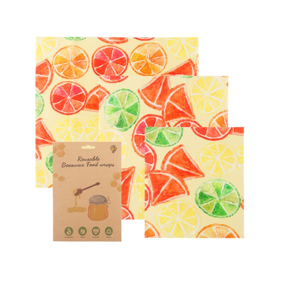 Bienenwachs-Wrap Assorted 3 Packung - Mehrere Drucke
