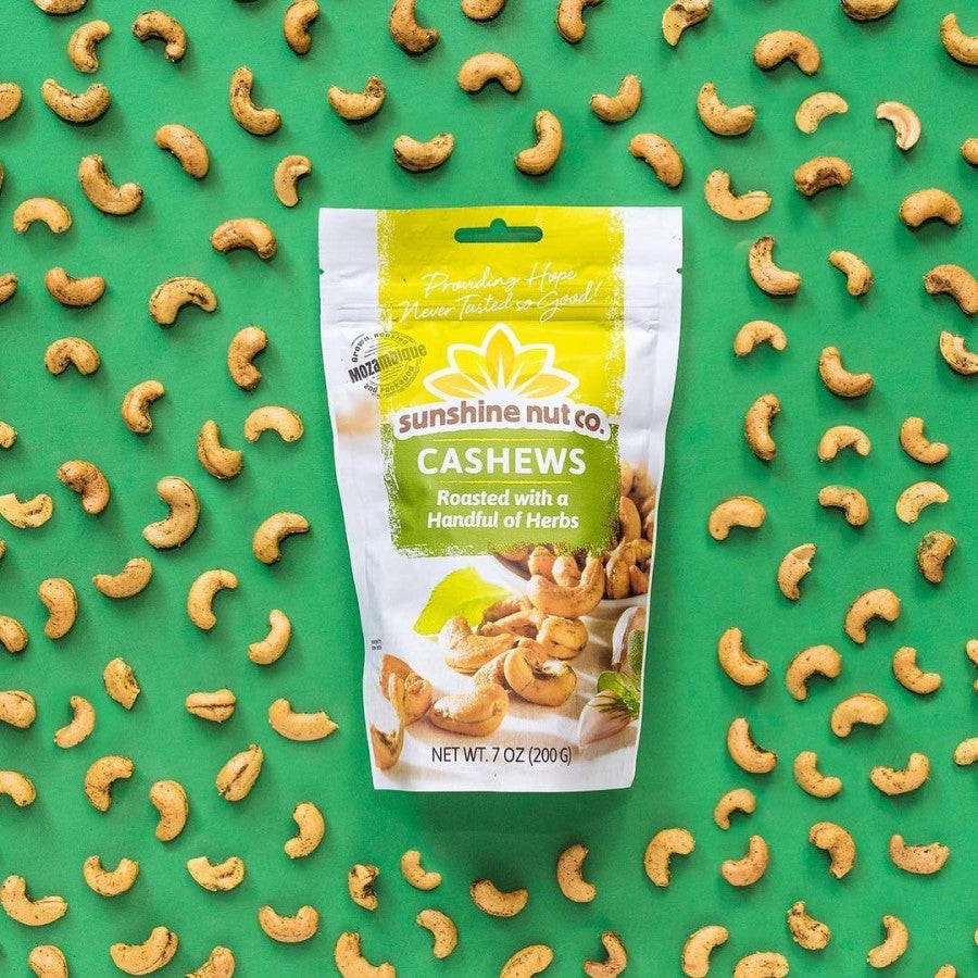 Sunshine Nut Co Whole Geröstete Cashews Handvoll Kräuter 198 g