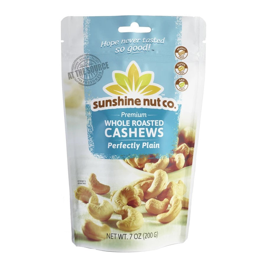 Sunshine Nut Co Whole geröstete Cashews perfekt schlicht 198 g