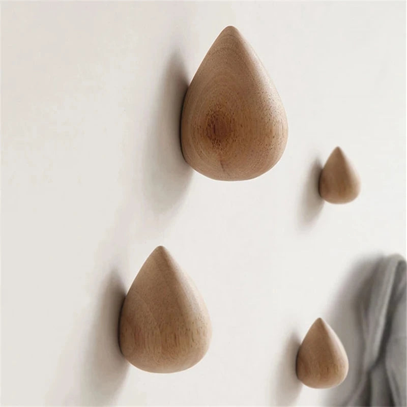 Surreal Raindrop Wood Wall körpernah Hook