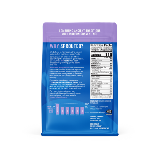 TruRoots Organische Sprossen Mung Beans 283 g