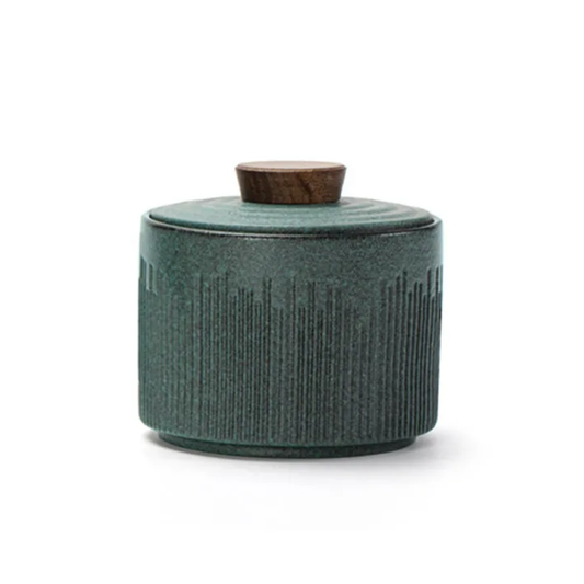 Tahoe Style Keramik Countertop Tee Caddy Storage Jar