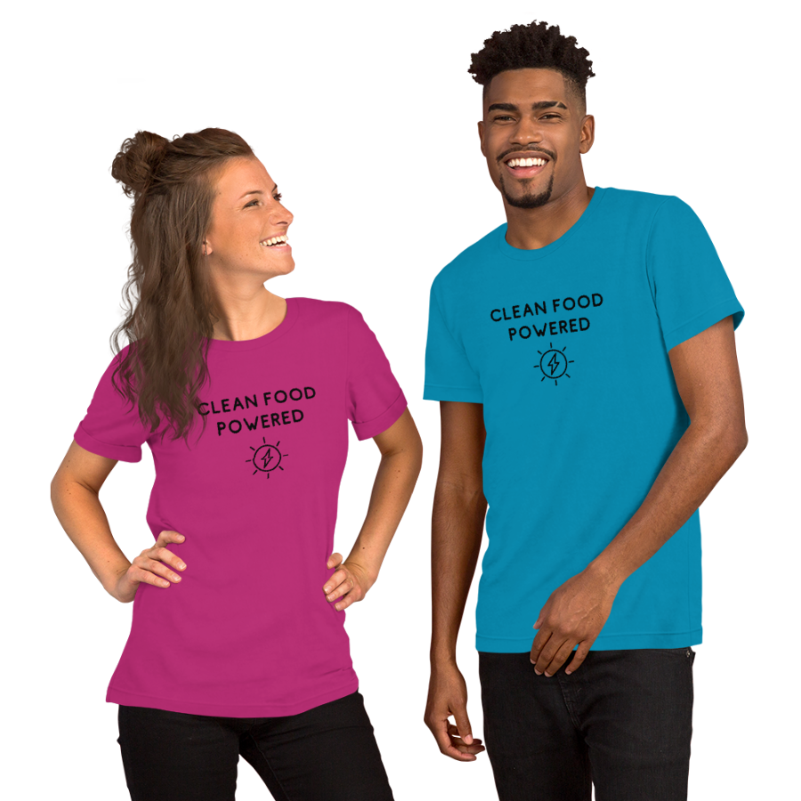 Clean Food Powered Kurzarm T-Shirt - Mehrere Farben