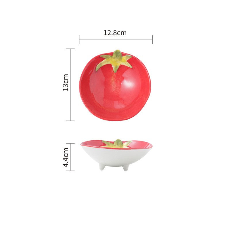 Pflanzliche geformte Keramik Dekorative Serveware