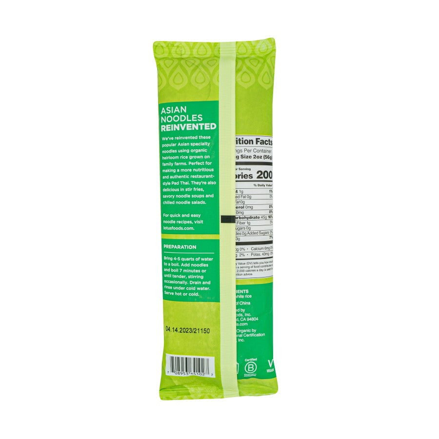 Lotus Foods Organische traditionelle Pad Thai Reisnudeln 227 g