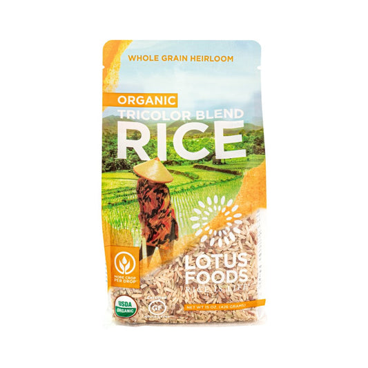 Lotus Foods Organic Heirloom Tricolor Blend Reis 425 g