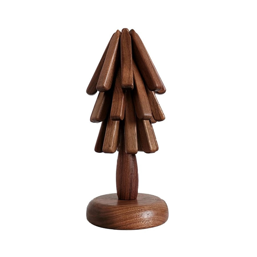 Holz kollabierbar Hot Pad Trivet Tree