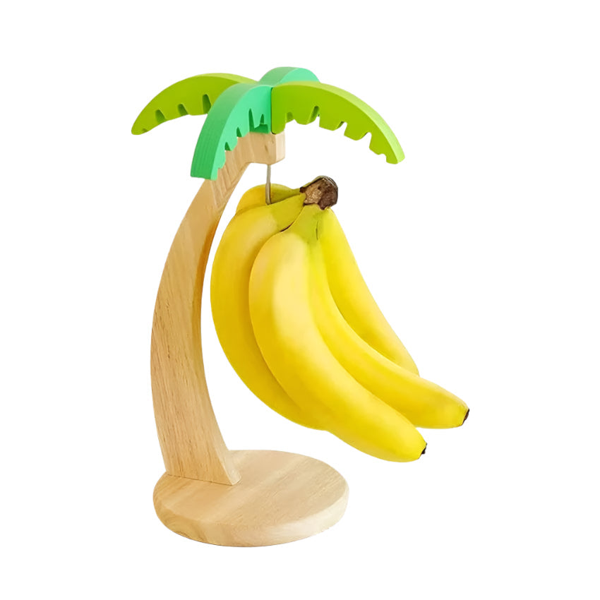 Tropische Palmenbaum Holz Countertop Bananenhänger