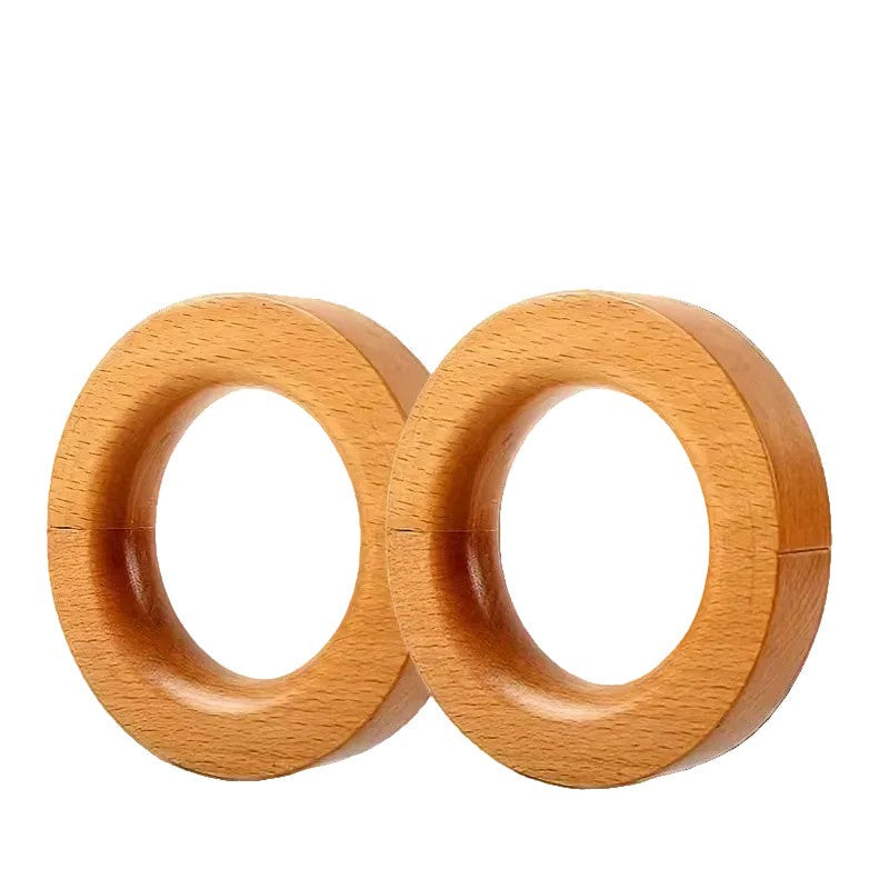 Magnetringe aus Holz Vorhang Halten Magnetringen 2er-Set