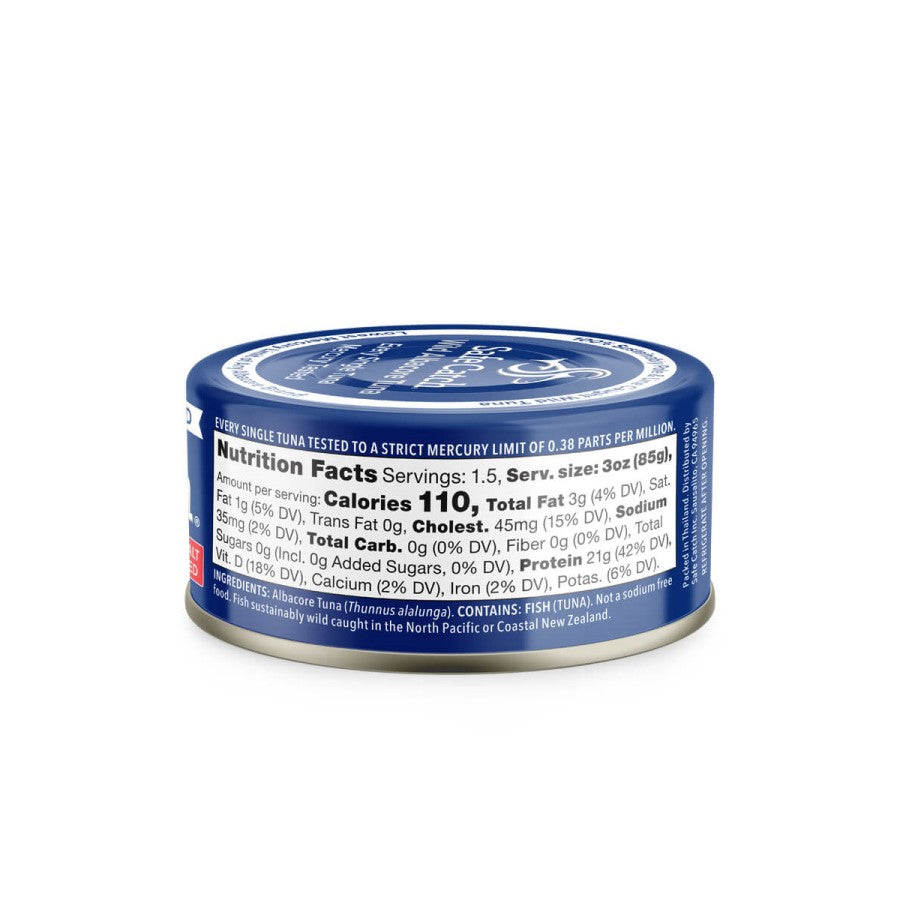 Safe Catch Wild Albacore Thunfisch Kein Salz hinzugefügt Kann 142 g