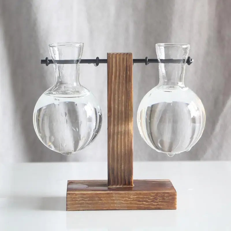 Glas & Holz Hängeposten Tabletop Vasen