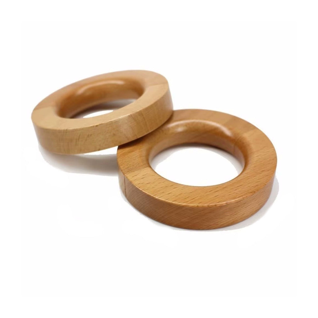 Magnetringe aus Holz Vorhang Halten Magnetringen 2er-Set