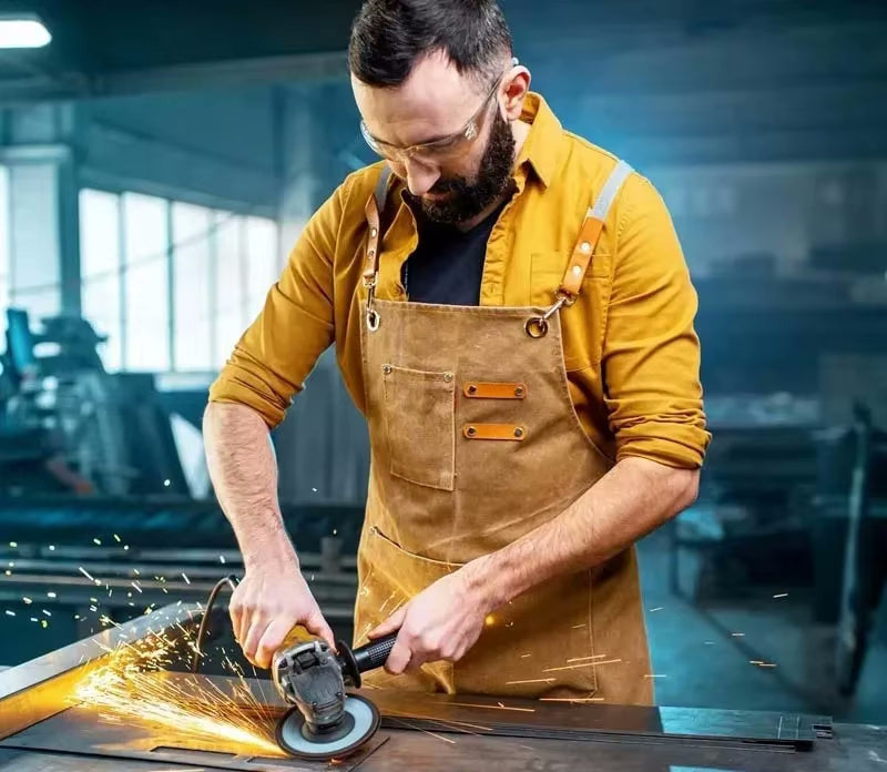 Cookout Style Baumwoll Canvas Küchenschürze mit Taschen