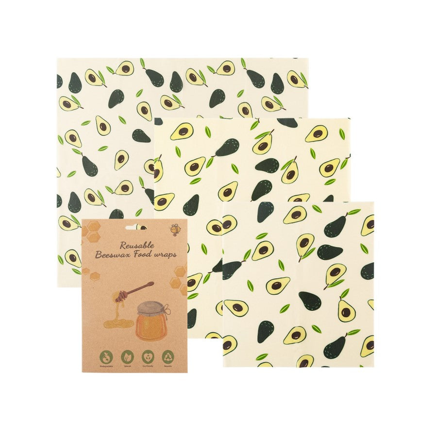Bienenwachs-Wrap Assorted 3 Packung - Mehrere Drucke