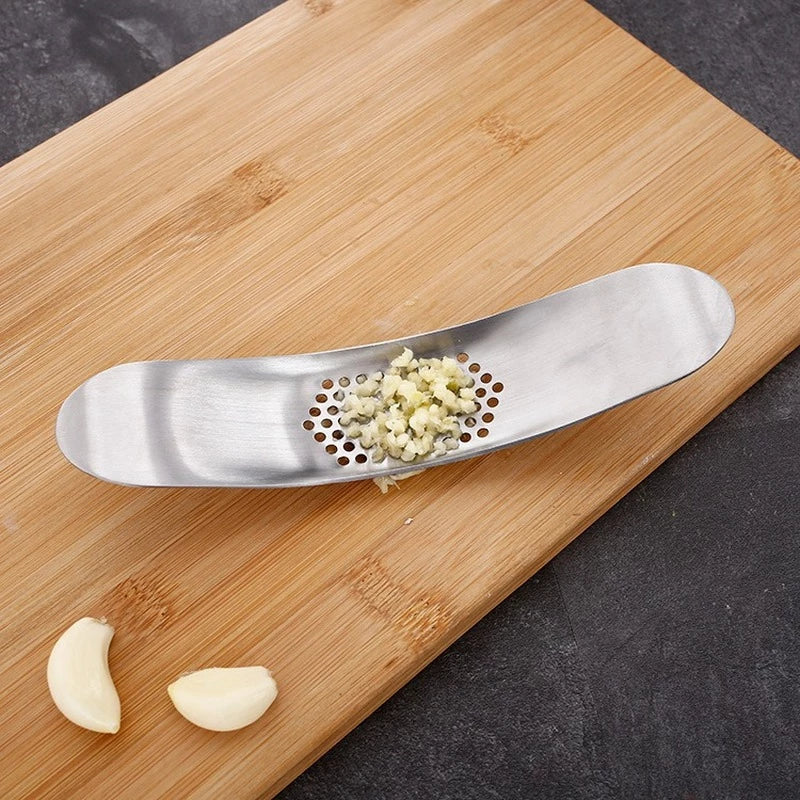 Edelstahl-Knoblauch Rocker Press