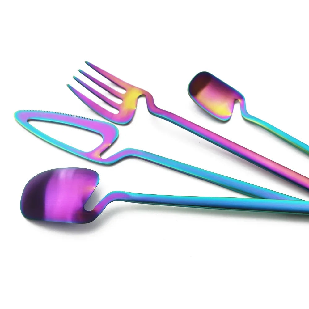 Surreale Edelstahl-Flatware 16-teiliges Set