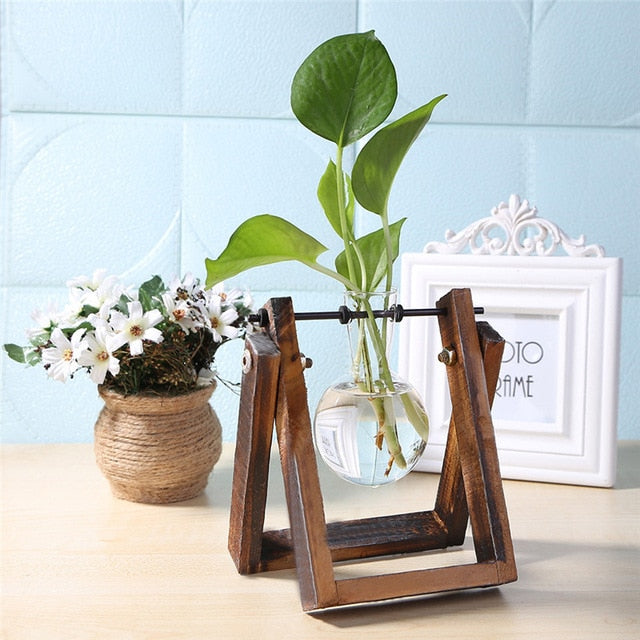 Glas & Holz Hängependel Tabletop Vasen