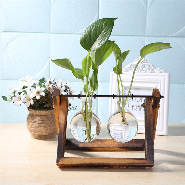 Glas & Holz Hängependel Tabletop Vasen