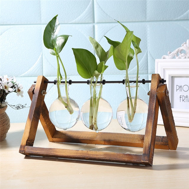 Glas & Holz Hängependel Tabletop Vasen