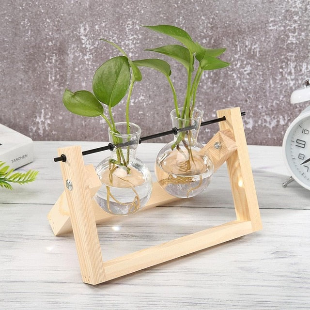 Glas & Holz Hängependel Tabletop Vasen