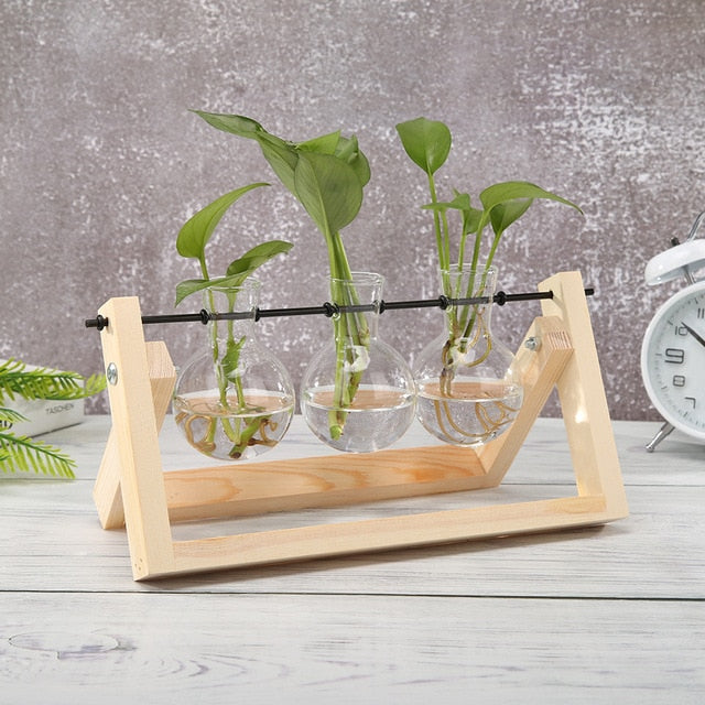 Glas & Holz Hängependel Tabletop Vasen